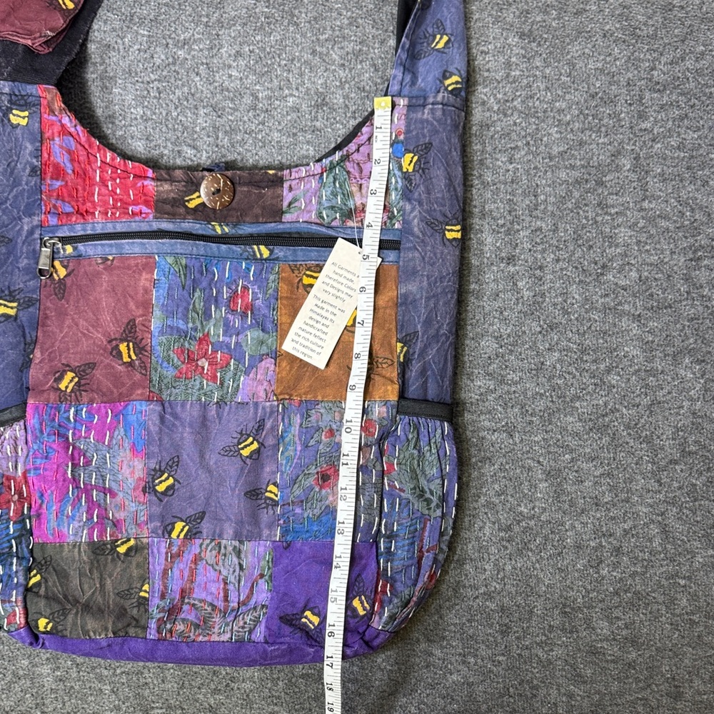 Kathmandu Imports Boho Patchwork Crossbody Bag‎ - Picture 13 of 14